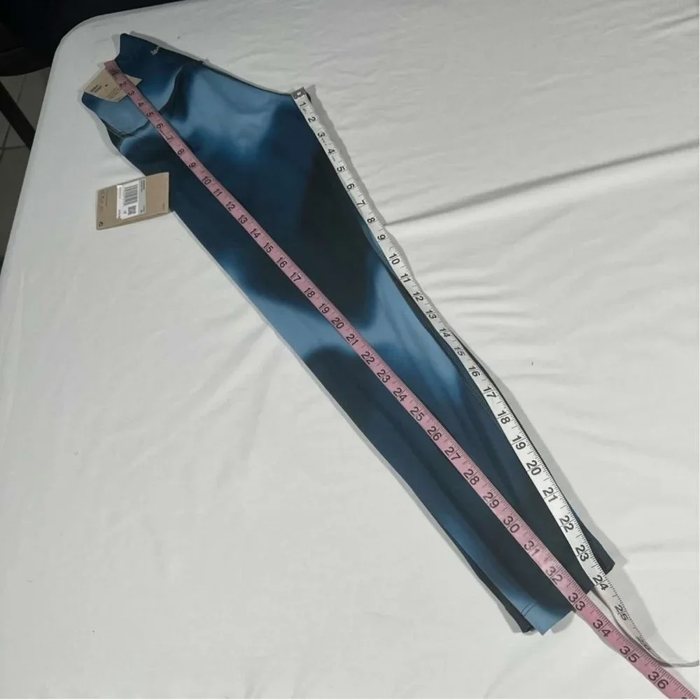 NWT $70 Nike Yoga [ XS ]‎ Dri-FIT 7/8 Tights in Marina Blue /Iron Grey